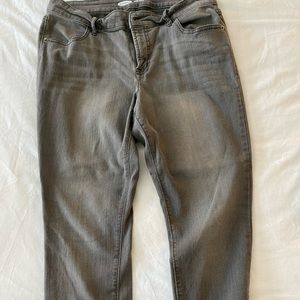 Gray super skinny jeans 12P 12 short Rockstar